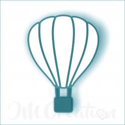 Stanzschablone - Heißluftballon